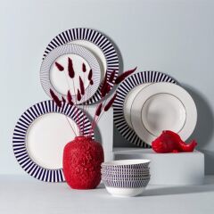 JUMBO ROYAL BLUE COLORS 6 KİŞİLİK 24 PARÇA YEMEK TAKIMI 500.01.01.6948