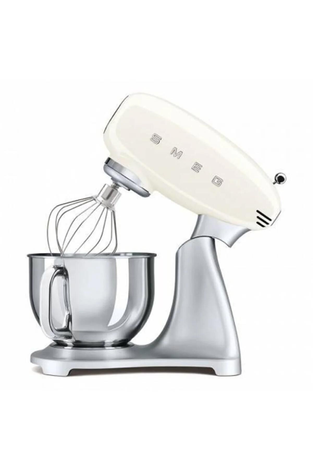 Smeg SMF02CREU Retro Krem 800 W 4.8 lt Hamur Yoğurma Makinesi