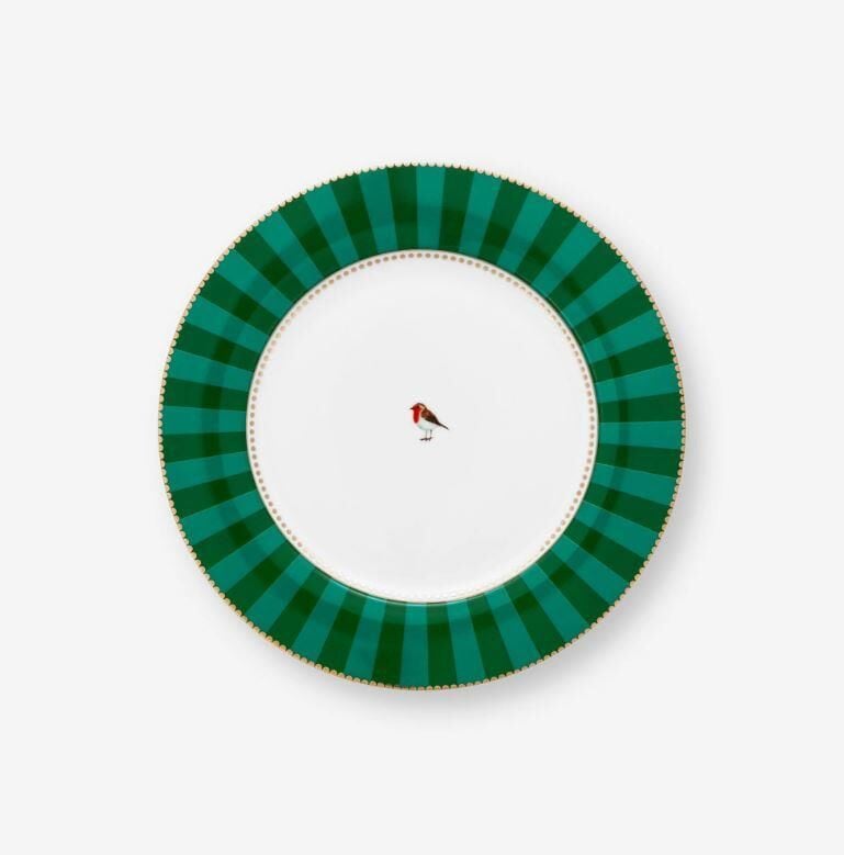 Yeşil Porselen Yemek Tabağı 26,5 Cm 51001467