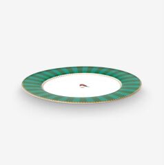 Yeşil Porselen Yemek Tabağı 26,5 Cm 51001467