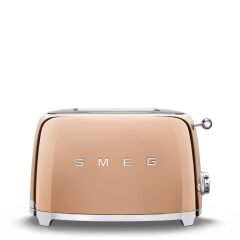 Smeg 2X2 Ekmek Kızartma Rose Gold Tsf01Rgeu