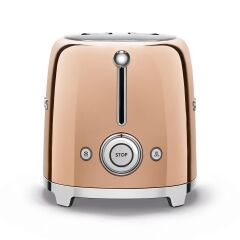 Smeg 2X2 Ekmek Kızartma Rose Gold Tsf01Rgeu