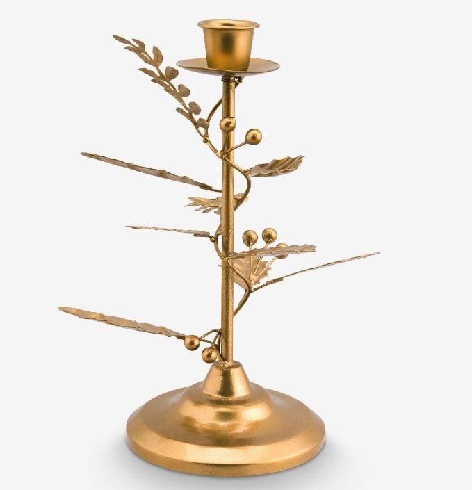 Mumluk Yapraklar Altın 21.5cm 51092116
