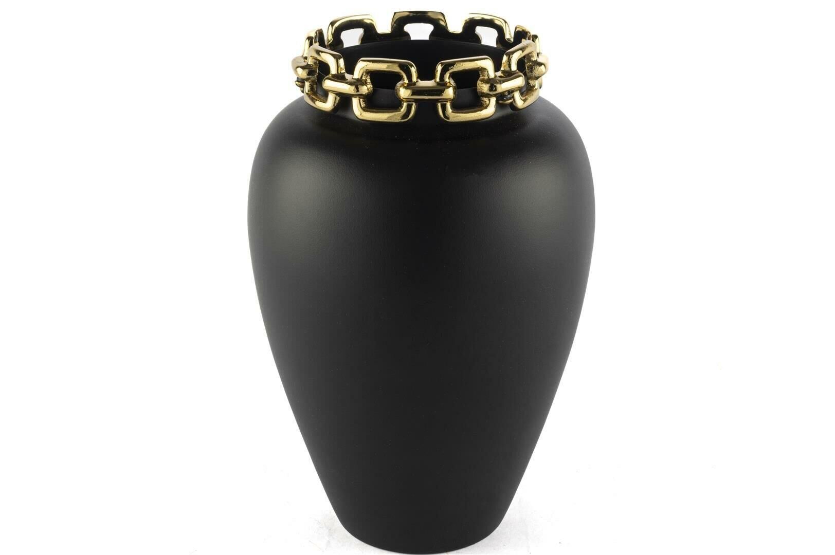 Siyah Gold Vazo 15x23cm P304.359997