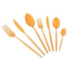 Jumbo 5900 Infinity Titanyum Bronz 12 Kişilik 84 Parça Çatal Kaşık Bıçak Takımı 500.01.01.7880