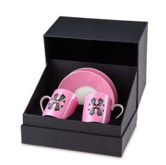 Jumbo X İstanbul Modern Horasan-İsimsiz Pembe 2 Kişilik Kahve Fincan Takımı 500.02.23.0125