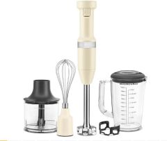 Kitchenaid Aksesuarlı El Blenderi Seti Almond Cream 5khbv83eac