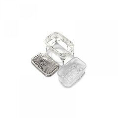 QUEEN ANNE İNGİLİZ GÜMÜŞÜ TEREYAĞI TABAĞI 13 X 8.5 CM - 0-4904