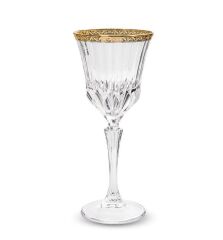 RCR Adagio 6'lı Altın Rimli Kadeh Seti 280 ml 000001000167897001