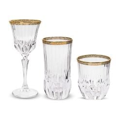 RCR Adagio 6'lı Altın Rimli Kadeh Seti 280 ml 000001000167897001