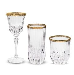 RCR Adagio 6'lı Altın Rimli Kadeh Seti 280 ml 000001000167897001