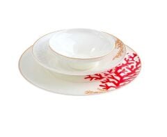 Jumbo Red Marin 6 Kişilik 24 Parça Yemek Takımı