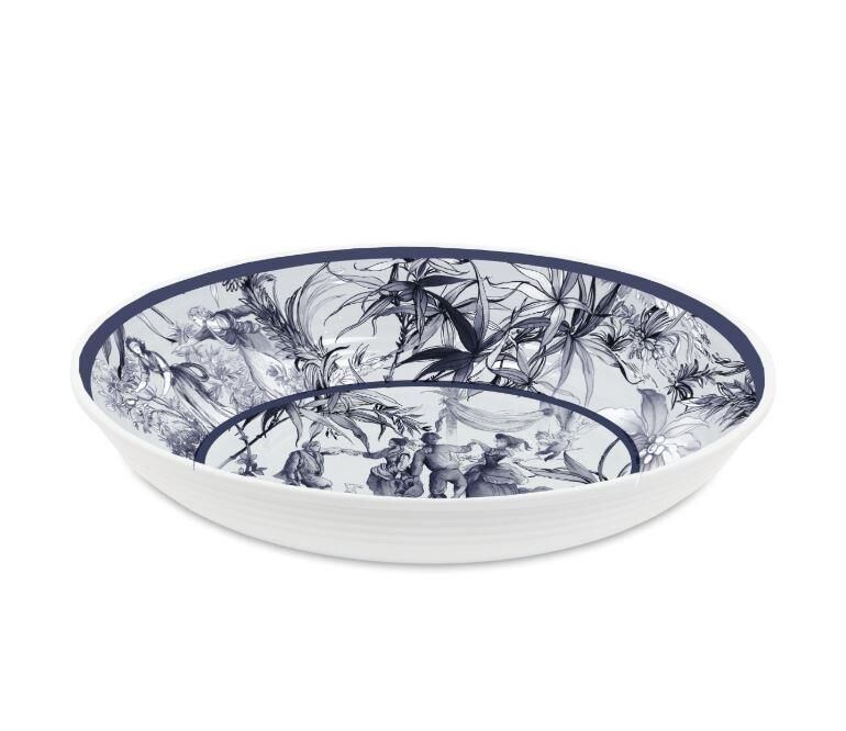 Baci Milano Versailles Oval Melamin Servis Kasesi 33x23 cm RIS.VER01