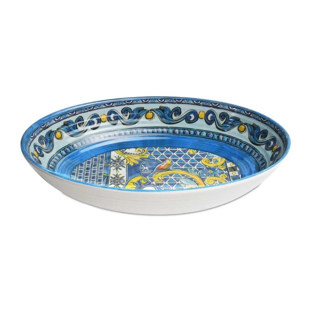 Sicily Kase 33,5 x 23,8 cm Mavi 000001000161381001
