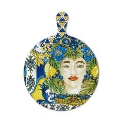 Baci Milano Sicily Kesme Tahtası 32 cm x 42 cm Mavi  CUT3.SIC03