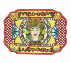 Baci Milano Sicily Tepsi 47 cm x 33 cm Turuncu 000001000161315001