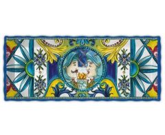 Baci Milano Sicily Tepsi 49 cm x 20 cm Mavi  000001000161357001
