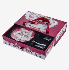 Pembe Porselen Çay Tabağı Seti 15 Cm CAPAL1TPPK2