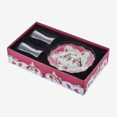 Pembe Porselen Çay Tabağı Seti 15 Cm CAPAL1TPPK2