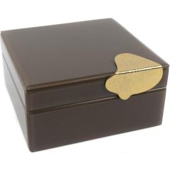 KAHVERENGİ GOLD TAKI KUTUSU 22X22X11CM P230.339876