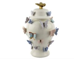 Kelebekli Kapaklı Küp 31x46cm P068.102040