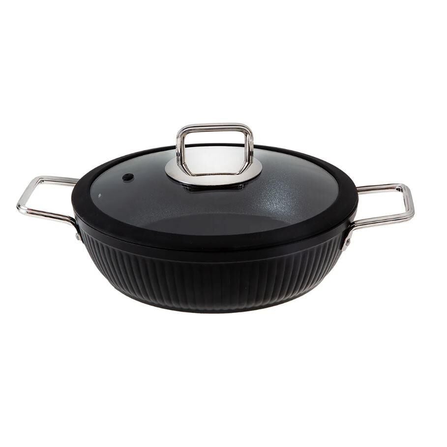 Jumbo Dublin Black Basık Tencere 26 cm 500.01.02.2075