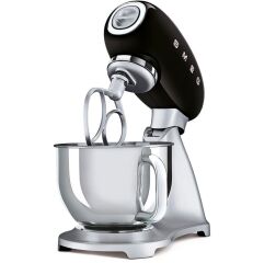 Smeg  Retro Siyah 800 W 4.8 lt Hamur Karıştırma Makinesi SMF03BLEU