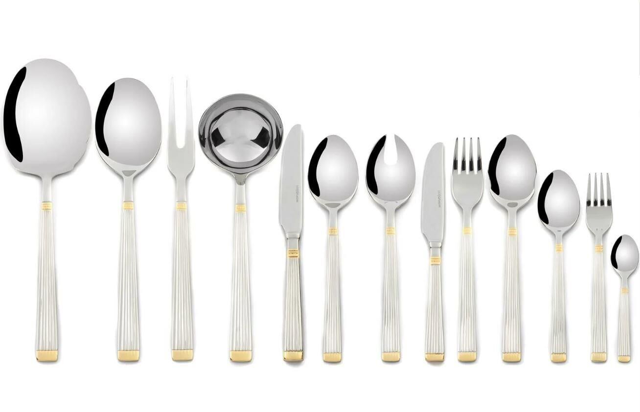 Gustoso Gold 90 Parça Çatal Kaşık Bıçak Seti  P050.373016