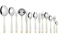 Gustoso Gold 90 Parça Çatal Kaşık Bıçak Seti  P050.373016