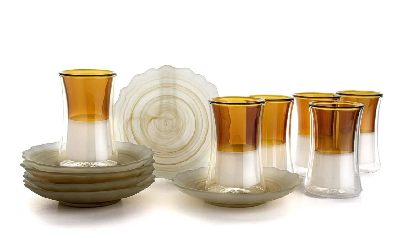 6lı Çay Bardağı Seti Amber P372.818038