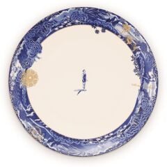 PİP HERİTAGE  MAVİ BORDÜRLÜ   YEMEK TABAĞI 26,5 CM 51001271