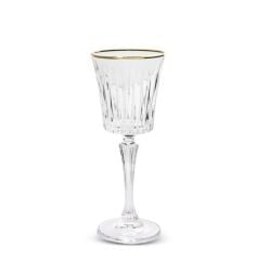 RCR Timeless 6'lı Altın Rimli Kadeh Seti 230 ml 000001000167913001