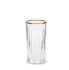 RCR Timeless 6'lı Altın Rimli Meşrubat Bardağı Seti 440 ml 000001000164157001