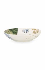 PİP HERİTAGE PALMİYELİ  BEYAZ ÇUKUR TABAK 18 CM 51001272