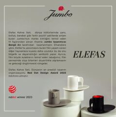 Jumbo Elefas Beyaz 2 Kişilik Fincan Takımı 500.01.02.2240