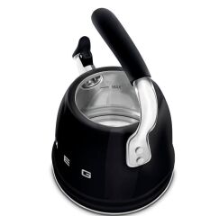 50's Style Siyah Set Üstü Düdüklü Kettle 2.3 Lt CKLW2001BL
