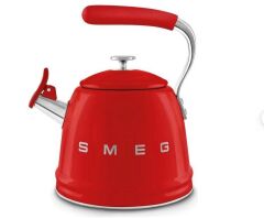 50's Style Kırmızı Set Üstü Düdüklü Kettle 2.3 Lt CKLW2011RD