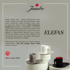 Jumbo Elefas Sarı Tek Kişilik Fincan Takımı 500.01.02.2239