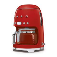 SMEG KIRMIZI FİLTRE KAHVE MAKİNESİ DCF02RDEU