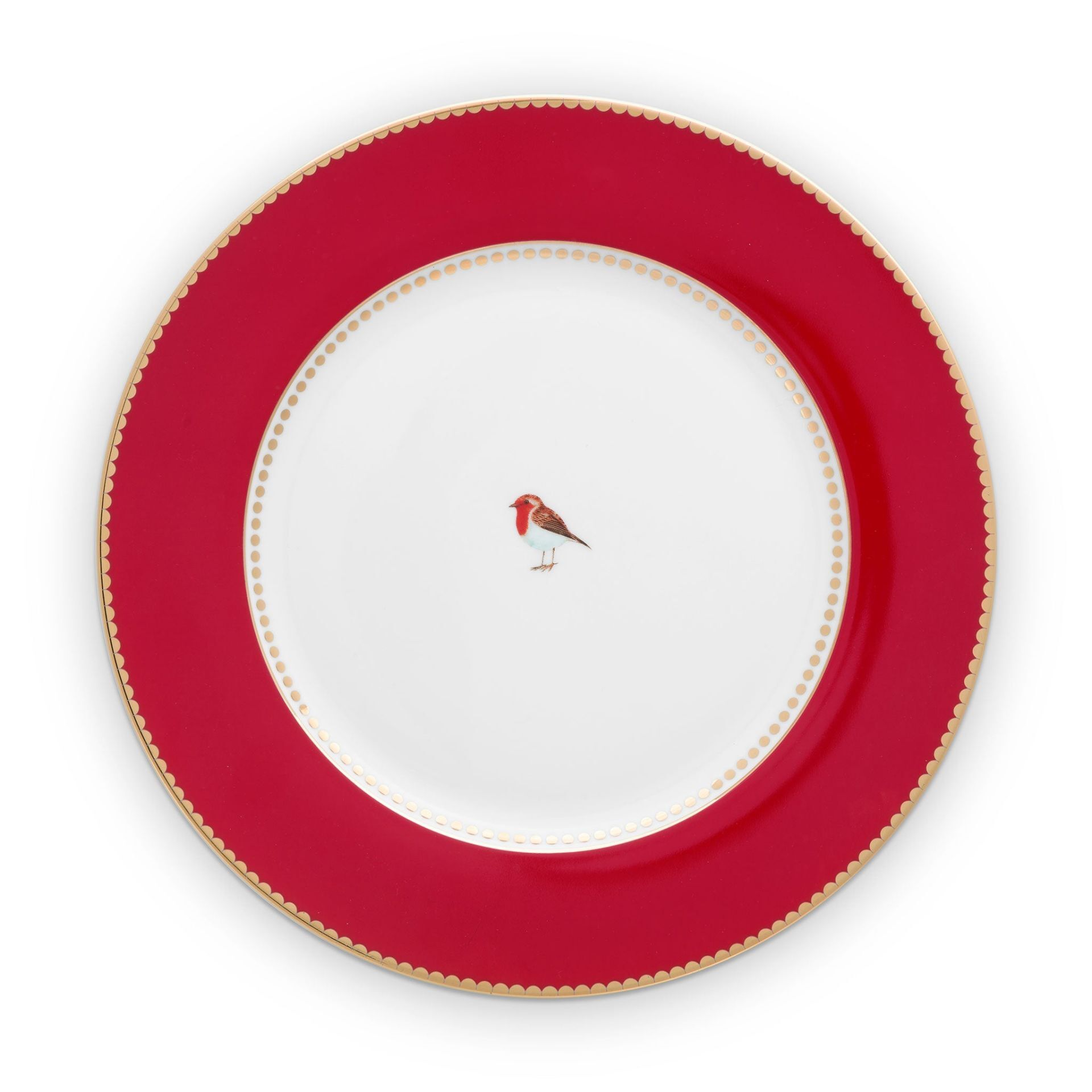 PİP LOVE BİRDS KIRMIZI YEMEK TABAĞI 26,5 CM 51001021