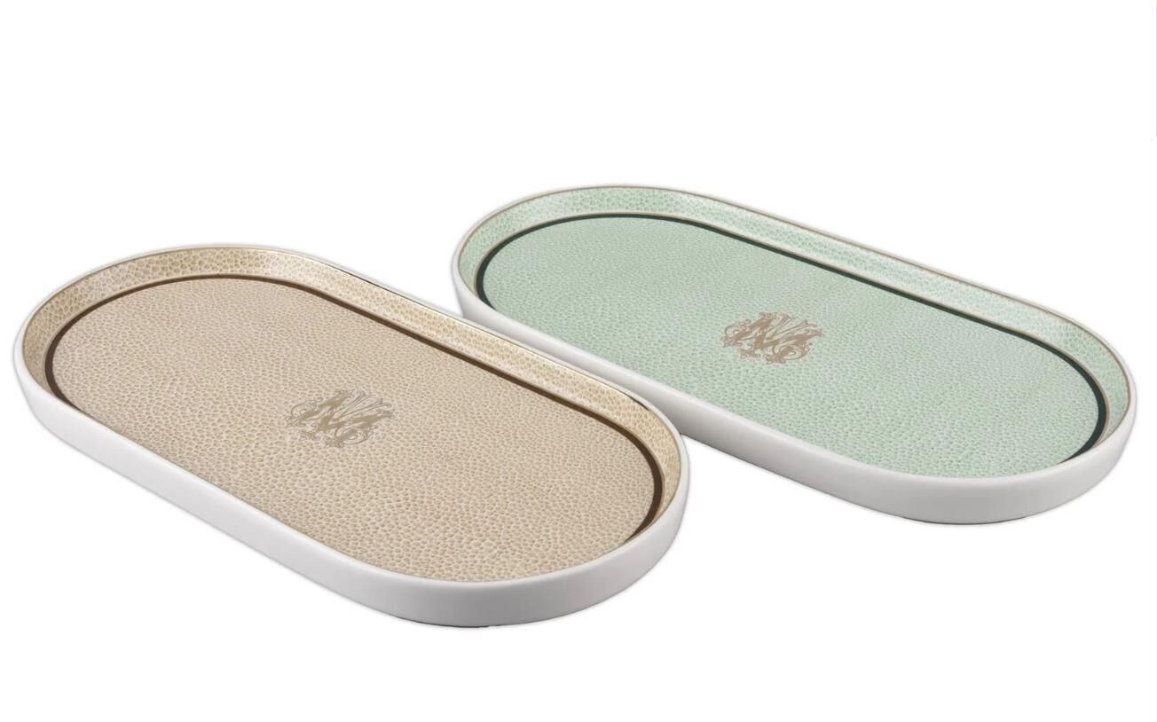 Micasa Desenli 2li Oval Servis Tabağı 32 x 16 cm P123.813156