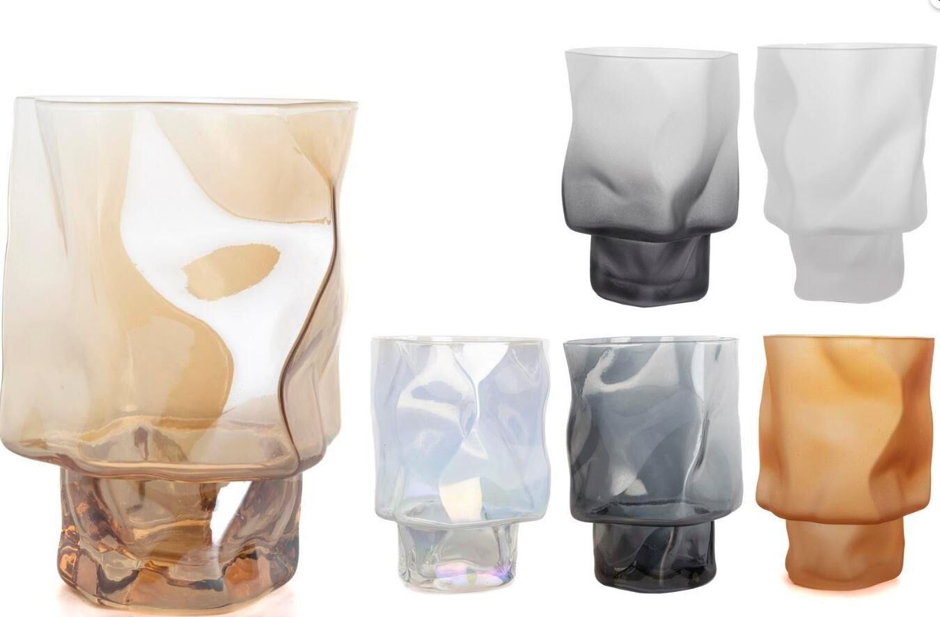 Lüster Mat Mix 6lı Cam Kaideli Bardak 240ml P361.101661