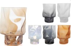 Lüster Mat Mix 6lı Cam Kaideli Bardak 240ml P361.101661