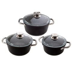 Darci Black 3lü Midi Tencere Seti 500.01.02.0462