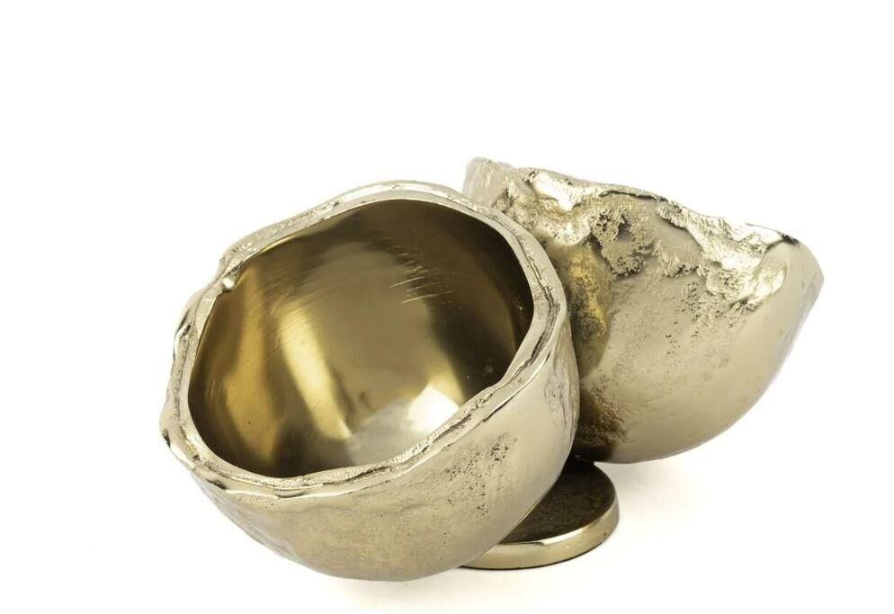 Gold Coconut 2 Bölmeli Dek Metal Kase 24x12cm P102.395537