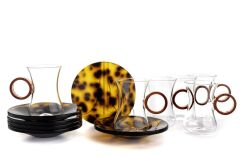 6lı Çay Bardağı Seti Kahve P372.818052