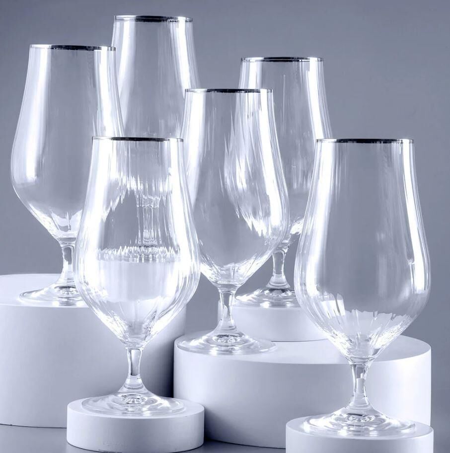 Jumbo Tulıpa Platın Ayaklı Bardak 6'lı 540 Ml 500.02.23.0100