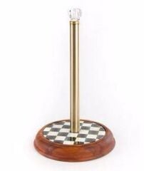 COURTLY CHECK WOOD PAPER TOWEL HOLDER 89231-40W