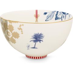 PİP HERİTAGE PALMİYELİ  BEYAZ KASE 15 CM 51003177