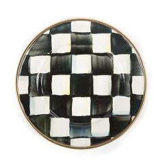 COURTLY CHECK ENAMEL CANAPE PLATES - SET OF 4 89919-40